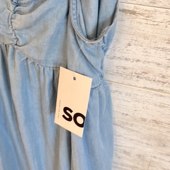 SO Open back Denim Dress - Picture 6 of 6